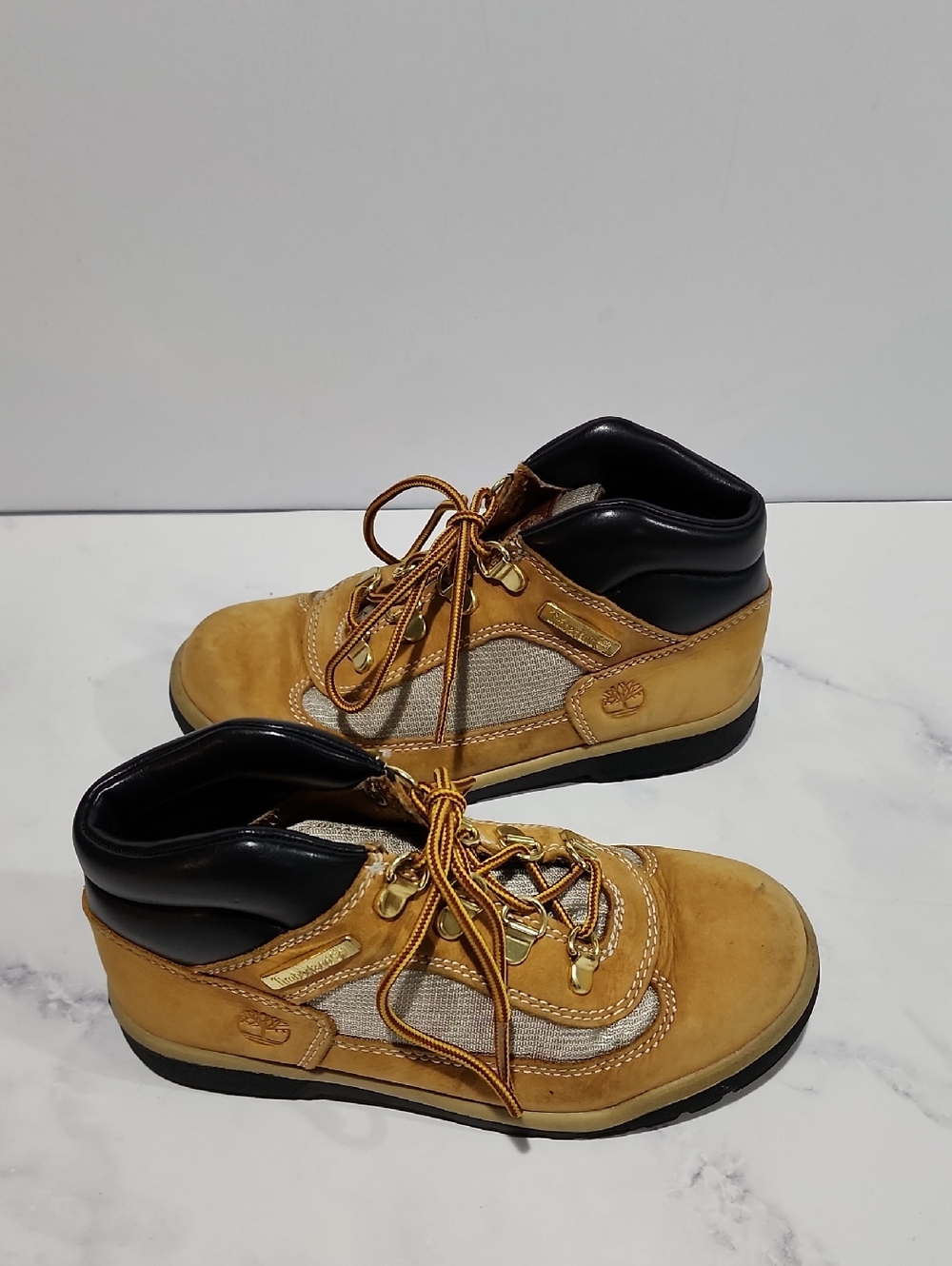 Timberland Field Wheat Genuine Leather Youth Boots